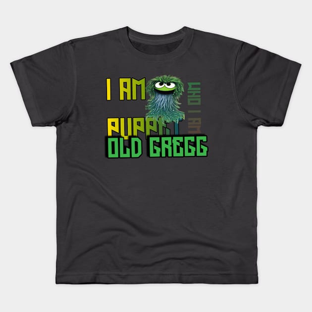 Puppet old Gregg Kids T-Shirt by Human light 